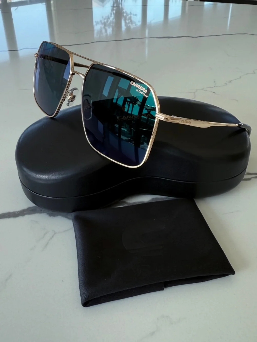 New CARRERA 333/S Navigator Sunglasses J5G/Q3 Polarized - Picture 10 of 16